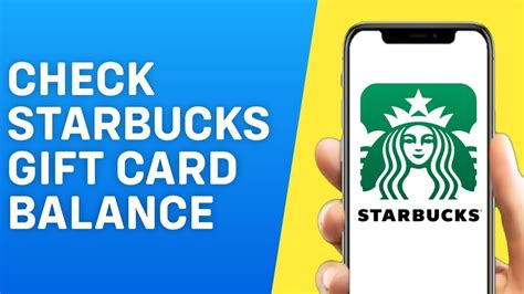 How to Check Starbucks Gift Card Balance Online - Quick and Easy - YouTube