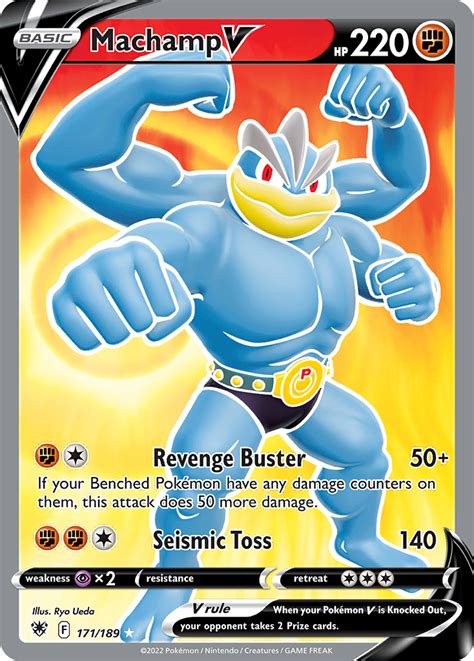 Machamp V Astral Radiance Pokemon Card | Pikawiz