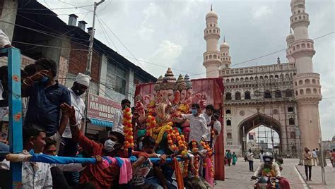 Ganesh procession & Immersion in Hyderabad