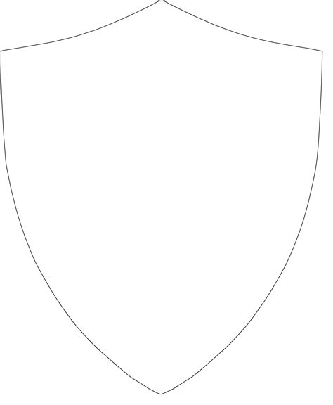 Shield Outline Clip Art at Clker.com - vector clip art online, royalty ...