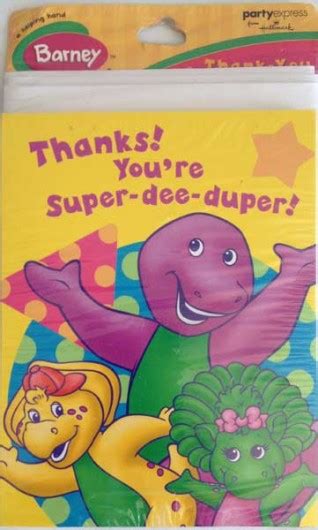 Barney-thank-you-cards – iPartybox