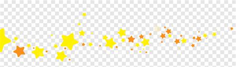 Yellow star banner creatives, yellow, little stars png | PNGEgg