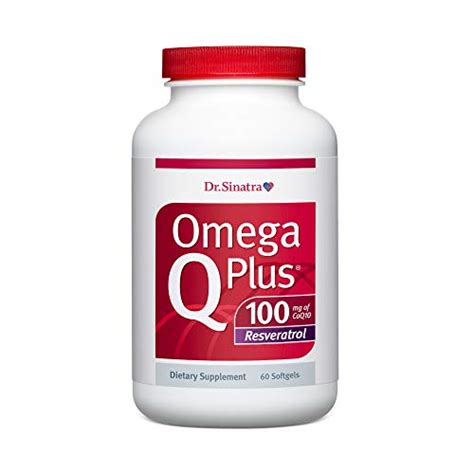 Dr. Sinatra’s Omega Q Plus 100 Resveratrol – Omega-3 Supplement Supports Healthy Blood Flow ...