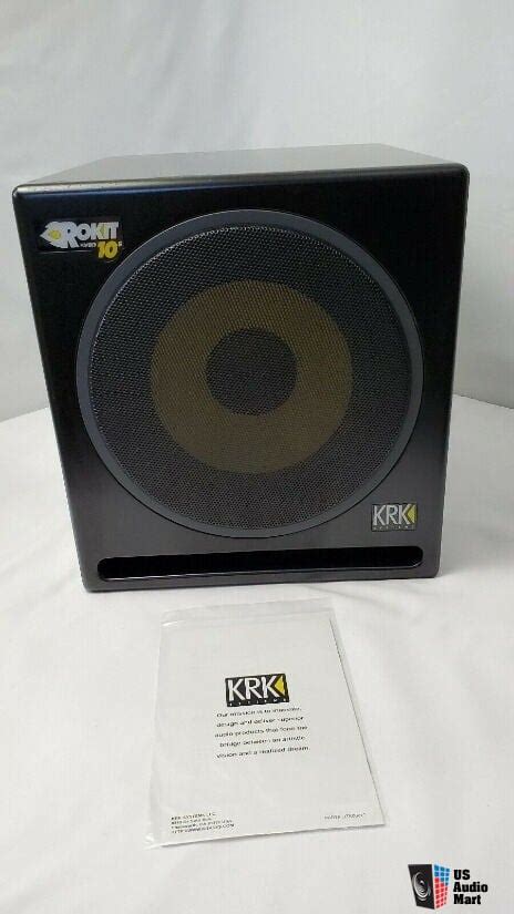 KRK Rokit RP-10s 10-Inch Powered Subwoofer Studio Sub Photo #2480594 - US Audio Mart