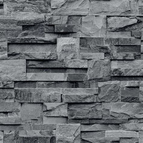 Stein Fototapete Vlies Rock Stone Wall Steinwand Tapete Steinoptik von ...