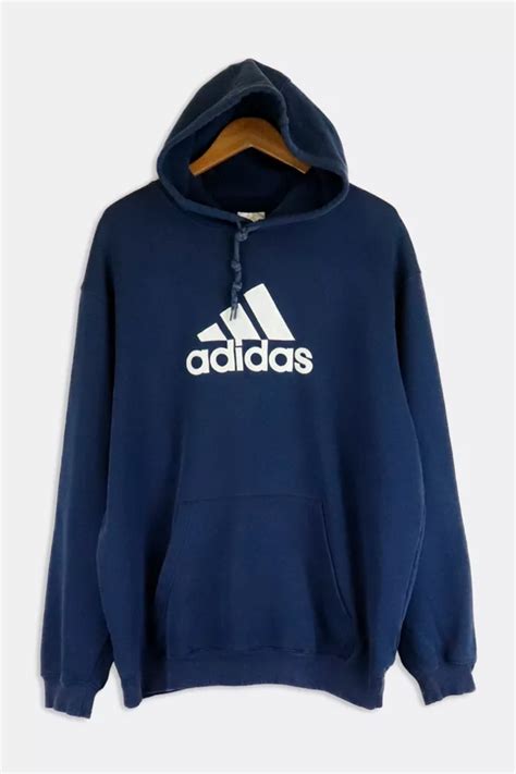 Vintage Adidas Logo Hoodie | Urban Outfitters