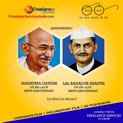 Happy Gandhi Jayanti and Lal Bahadur Shastri Jayanti