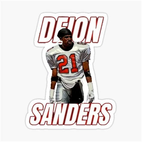 "Deion Sanders Deion Sanders Deion Sanders" Sticker for Sale by Oswaskos | Redbubble