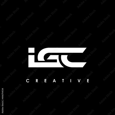 IGC Letter Initial Logo Design Template Vector Illustration Stock ...