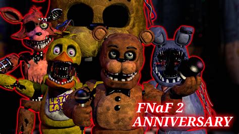 Five Nights At Freddy's 2 Anniversary Poster [C4D] by ClasD1637 on DeviantArt