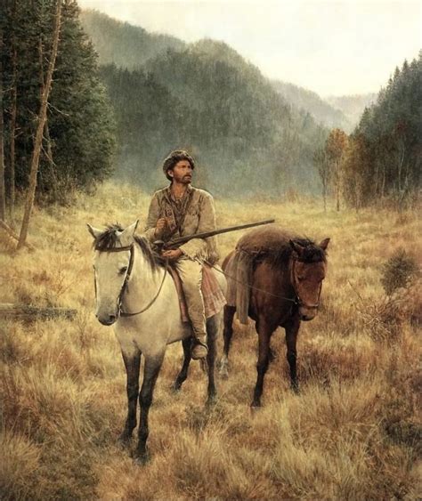 Pin on Frontiersmen | Western paintings, Hunting art, Historical art