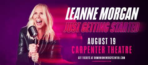 COMEDIAN LEANNE MORGAN ANNOUNCES SECOND LEG OF HER 2023 “JUST GETTING ...