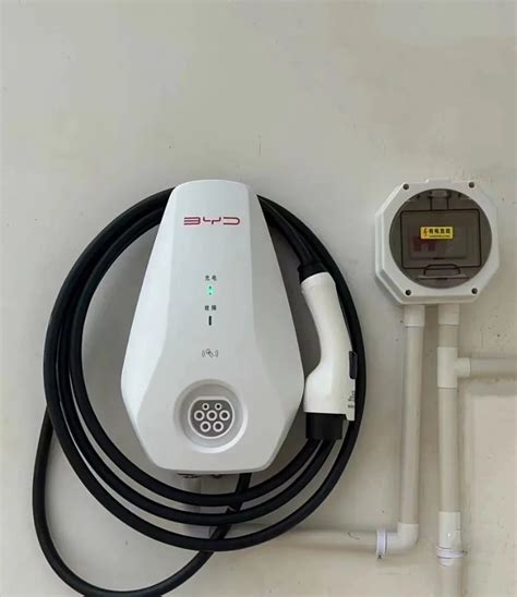 Byd Original Ev Charging Station Wall-mounted Wallbox 7kw 5 Meter Home ...