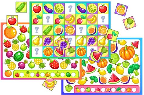 Fruits And Vegetables Games