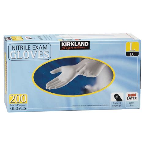 Kirkland Signature Nitrile Exam Gloves, 400-count, One Color, Small