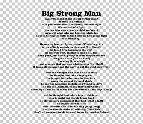 Big Strong Man Restaurant Sogen Song Lyrics Menu PNG, Clipart, Area ...