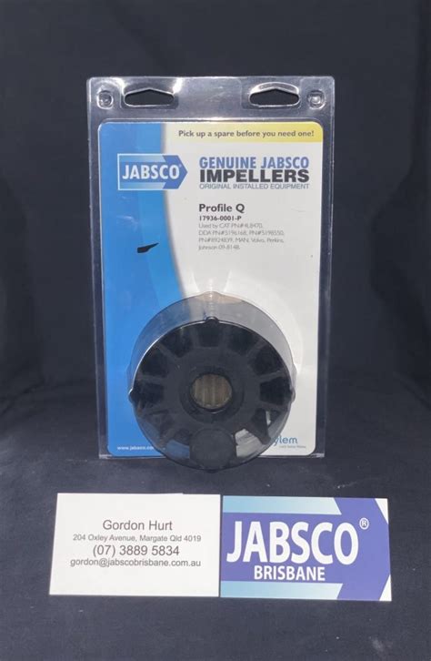 Jabsco 17936-0001 Impeller Neoprene GENUINE JABSCO. FREE STD POST ...