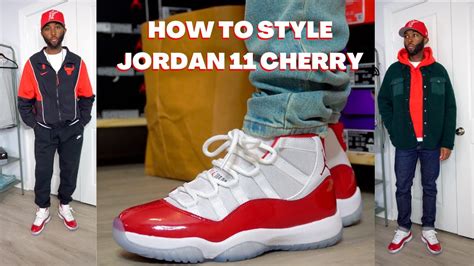 4 Fall/Winter Outfits For The Jordan 11 Varsity Red (Cherry) - YouTube