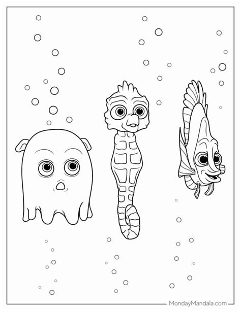 28 Finding Nemo Coloring Pages (Free PDF Printables)