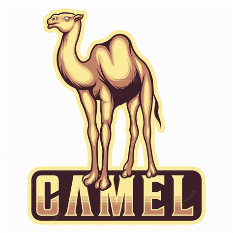 Premium Vector | Premium camel logo mascot vector illustration