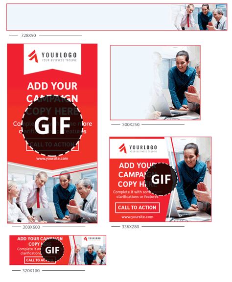 GIF Banners - Multipurpose Animated Banners | Animated banners, Animated banner ads, Banner ads