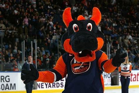 Who is the New York Islanders mascot Sparky The Dragon?