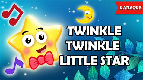 Twinkle Twinkle Little Star Lyrics - Karaoke Songs for Children - YouTube