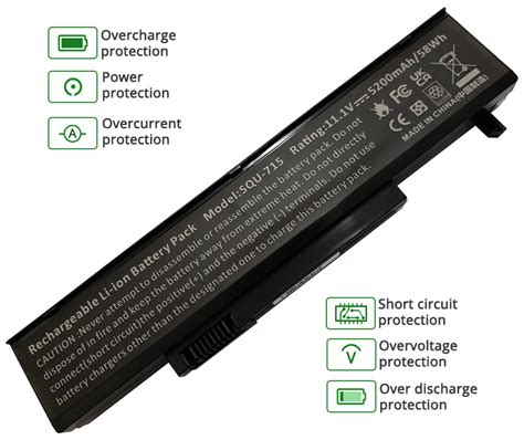 9-Cell Gateway M-7349u Battery |7800mAh,11.1V Gateway M-7349u Laptop ...