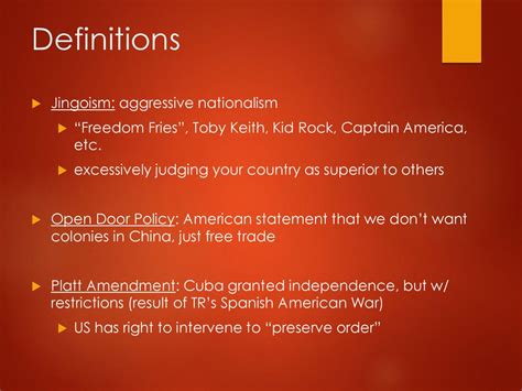 Imperialism & the Progressive Presidents - ppt download