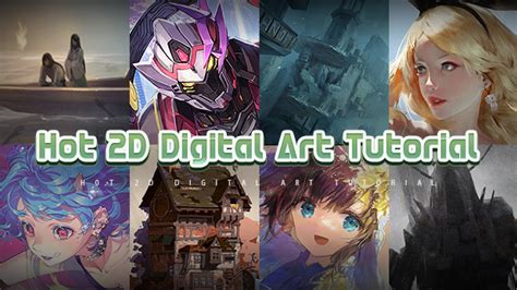 【Hot 2D Digital Art Tutorial 】Level Up Your Digital Painting Skills ...