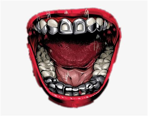 Transparent Joker Lips Png - The image is png format with a clean transparent background ...