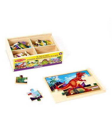 Melissa & Doug Dinosaurs Puzzles in a Box Set | Dinosaur puzzles ...