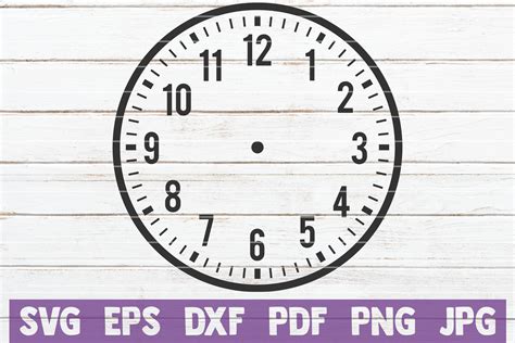 Clock Face SVG Bundle | Clock SVG Cut Files By MintyMarshmallows | TheHungryJPEG