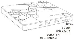 ORIGBELIE BT668 External CD DVD Drive Player User Manual