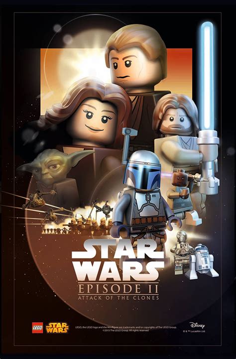 LEGO Recreates the First Six 'Star Wars' Movie Posters With Minifigs and LEGO Bricks