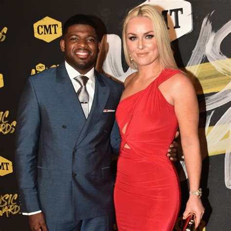 P.K. Subban Lindsey Vonn ~ Lindsey Vonn And P.k. Subban Make Their Red ...