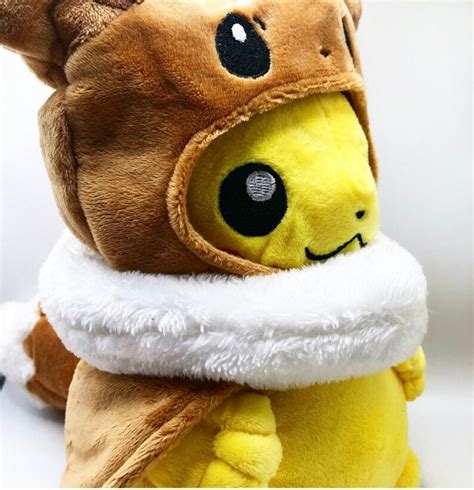 Pikachu Eevee Plush Toy Plushie Pokemon Cosplay | Etsy