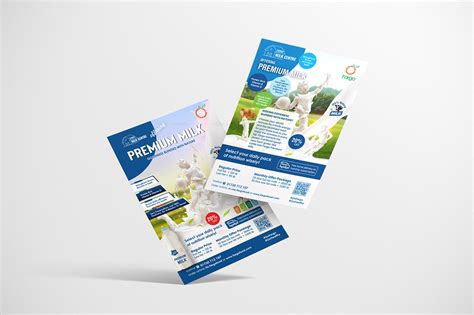 Fargo Premium Milk Flyer Design on Behance