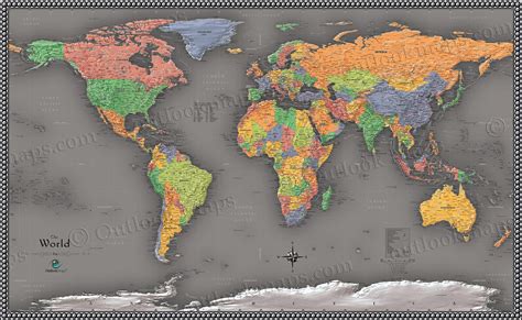 Map Of The World Zoomable - Direct Map