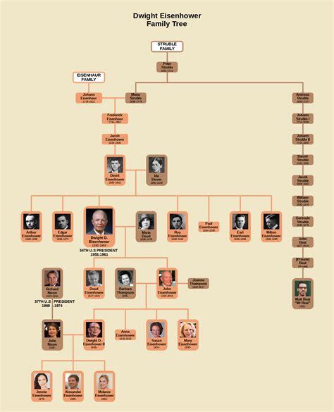 Dwight Eisenhower Family Tree V2 : r/UsefulCharts