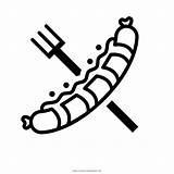 Sausage Coloring Page  Free sausage For Kids Ultra sketch template