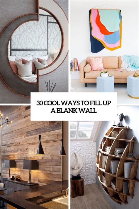 30 Cool Ways To Fill Up A Blank Wall - DigsDigs