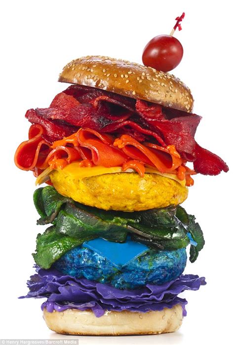 Henry Hargreaves: Photographer displays edible rainbow colored food out of New York art studio ...