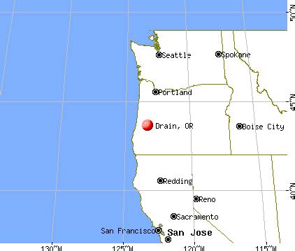 Drain, Oregon (OR 97435) profile: population, maps, real estate, averages, homes, statistics ...