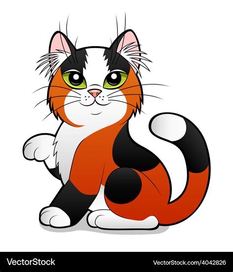 Cartoon cat Royalty Free Vector Image - VectorStock