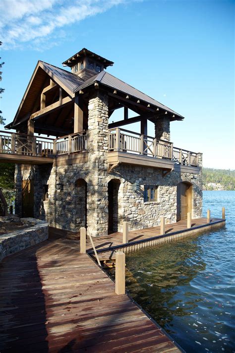 -BOATHOUSES - PRITCHETT + DIXON Residential Design | House boat, Lake house, Dream house exterior