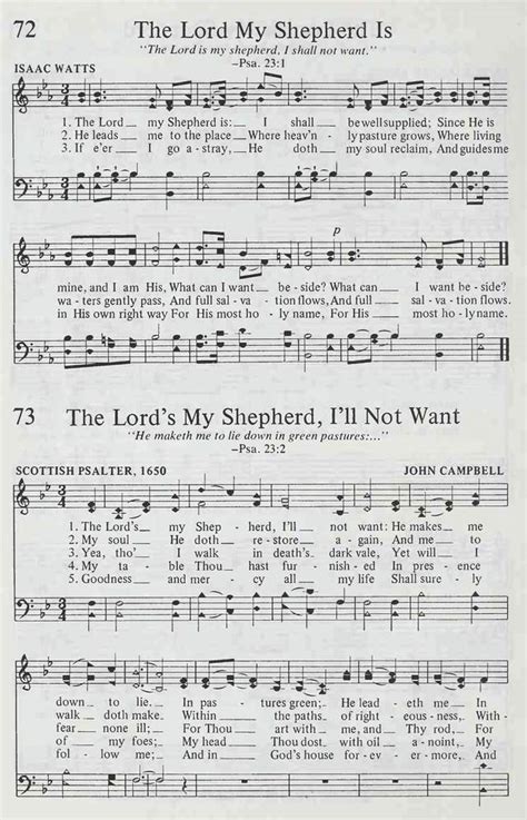 The Lord My Shepherd Is | Hymnary.org