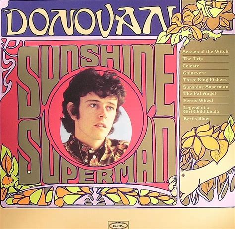 Donovan Sunshine Superman LP 1966 | Donovan, Superman, Record artwork