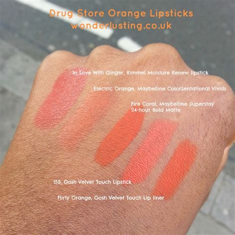 50 Shades of Orange Lipstick / Orange Is The New Everything ...