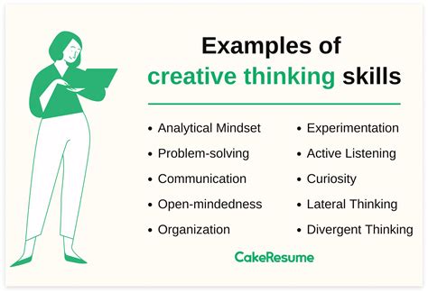 Creative Thinking Skills Examples